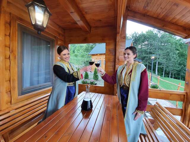 Лоджи Eco Village Dusanovi Konaci Cabins Вирпазар-8