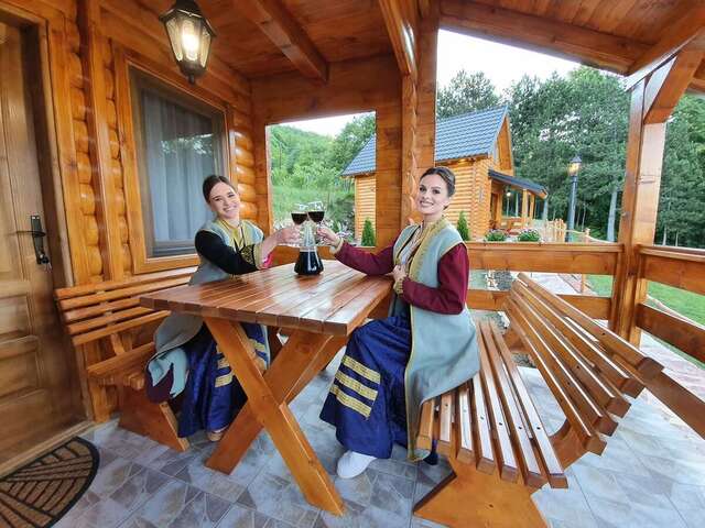 Лоджи Eco Village Dusanovi Konaci Cabins Вирпазар-10